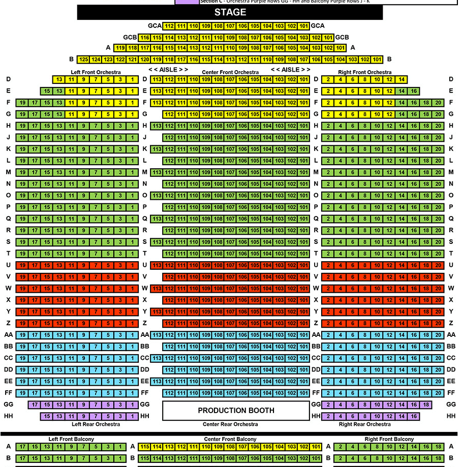 morristown theater seating chart - Part.tscoreks.org