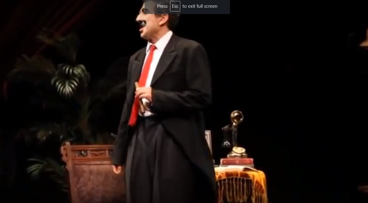 Frank Ferrante in “An Evening with Groucho”