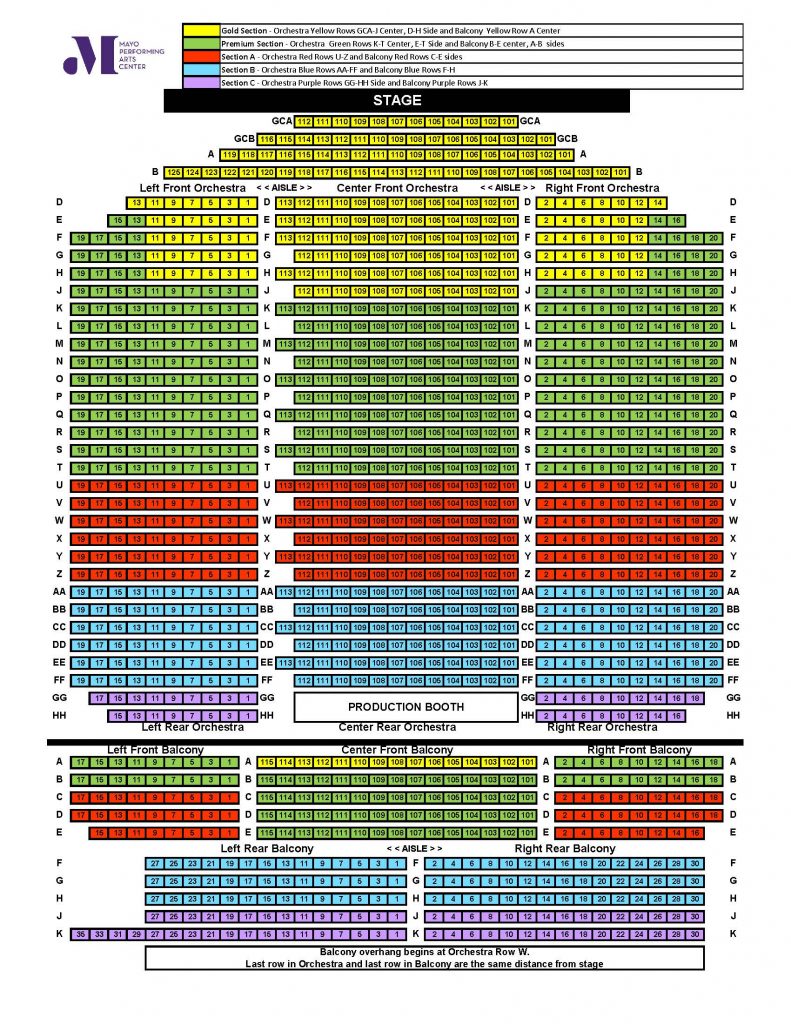 The Newton Theater Seating Chart