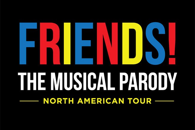 Friends The Musical Parody Logo Black Background