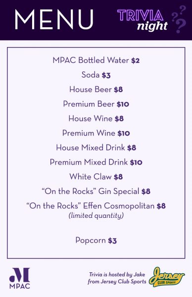 Trivia Night Menu Forwebpage