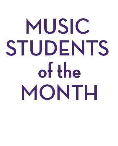 January MPAC Music Students of the Month