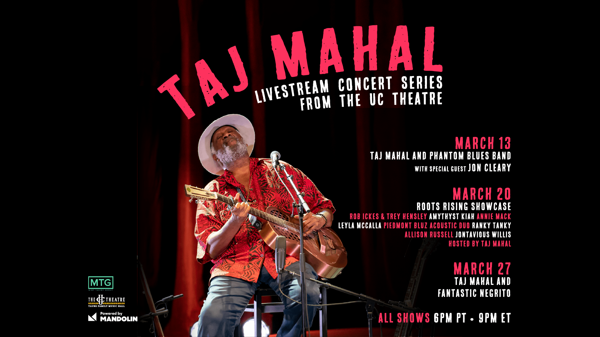 Taj Mahal Livestream Series