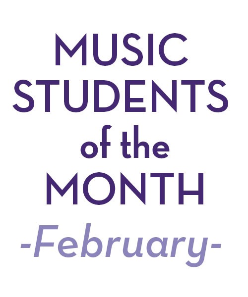 music students of the month february