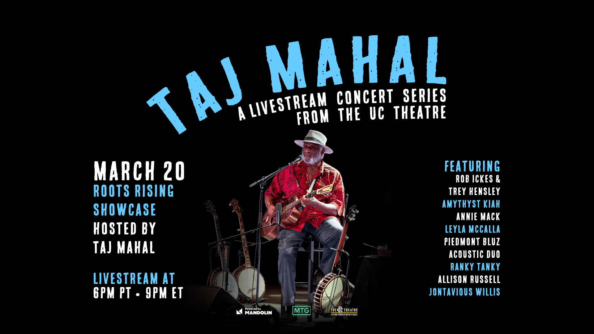 Taj Mahal: Roots Rising