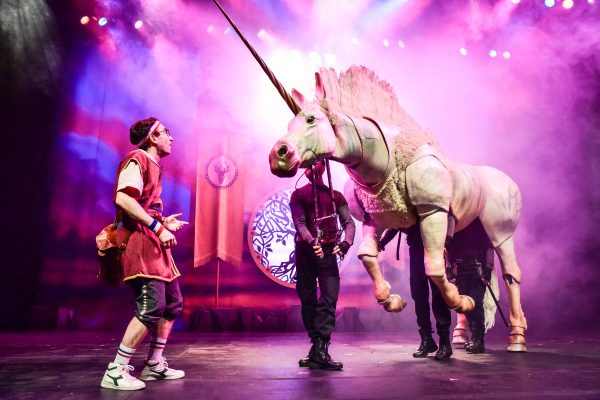 unicorn and knight