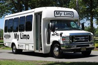 Mpac white my limo shuttle