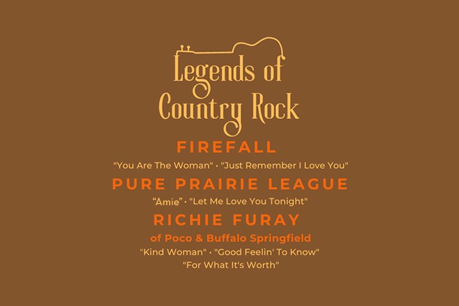 Legends of Country Rock: Firefall, Pure Prairie League and Richie Furay