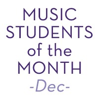 December MPAC Music Students of the Month – Outstanding Vocalists
