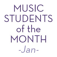 MPAC Music students of the month, January, outstanding percussionists