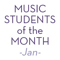 January MPAC Music Students of the Month – Outstanding Percussionists