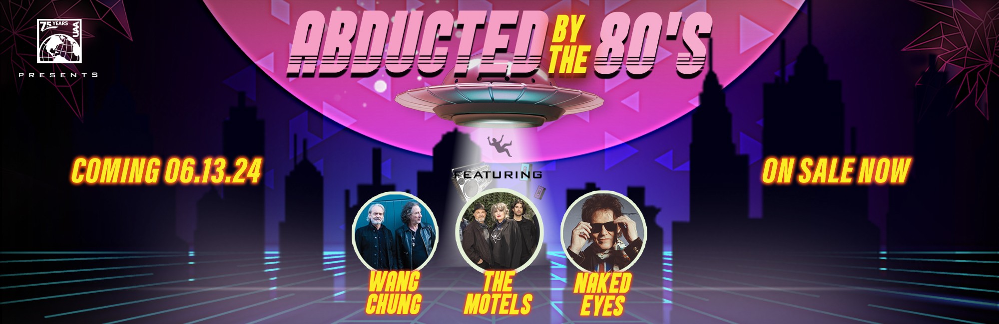 Abducted by the 80’s with Wang Chung, The Motels & Naked Eyes
