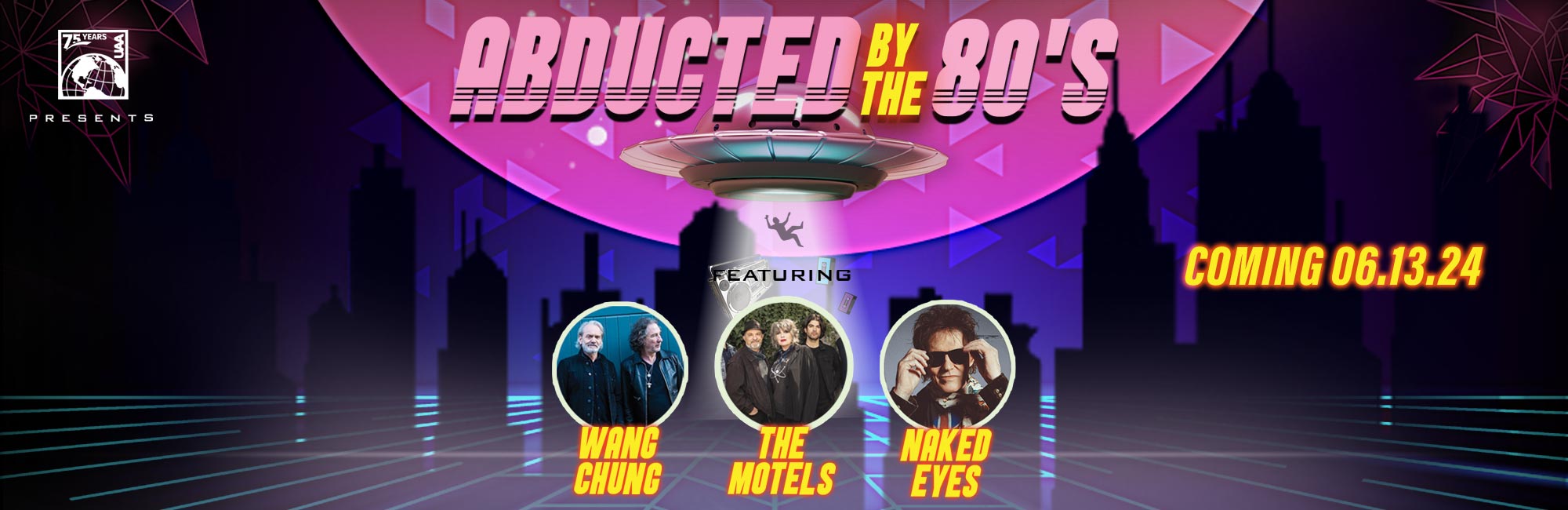 Abducted by the 80’s with Wang Chung, The Motels & Naked Eyes