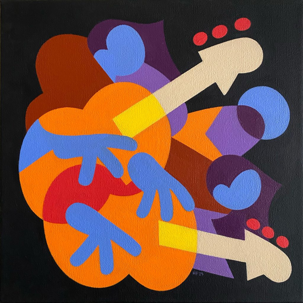 Haley Potter Resonance In Violet Acrylics 2024 12x12