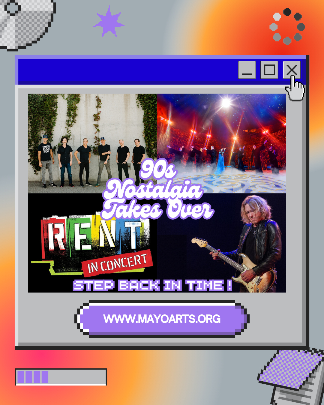 Turn back the clock with a season full of 90s nostalgia at MPAC! - Mayo ...