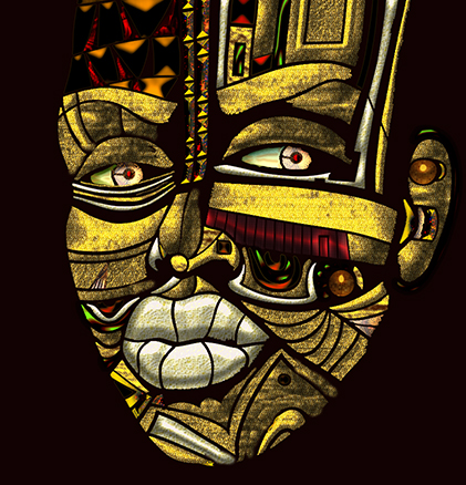 Gold Mask by Brenda Chandler