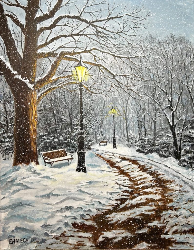 Ed Hauschild A Walk In The Park Acrylic 22x28x1